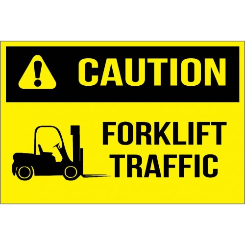 Caution - Forklift Traffic Sign